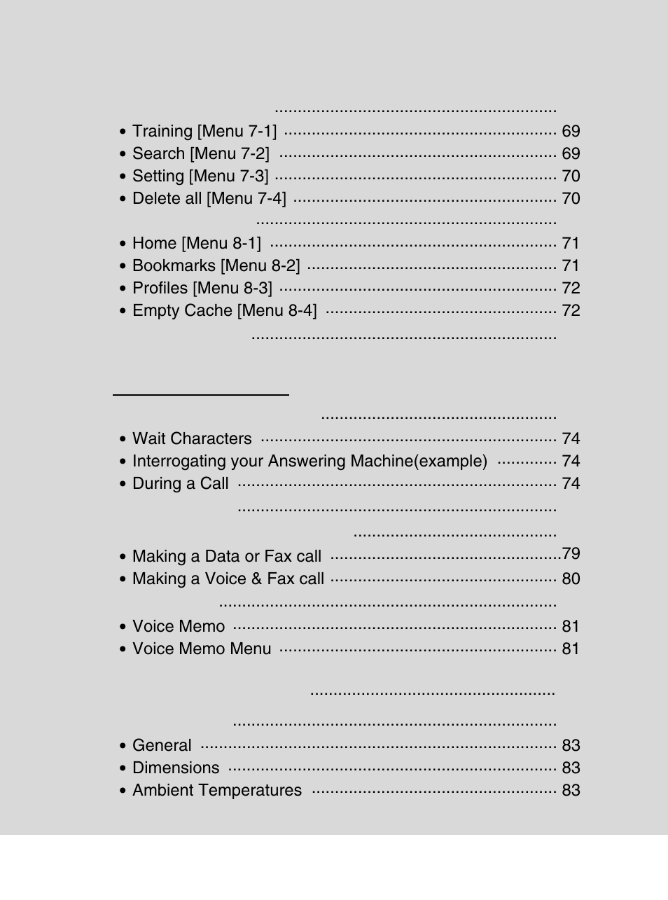 LG 600 User Manual | Page 9 / 86