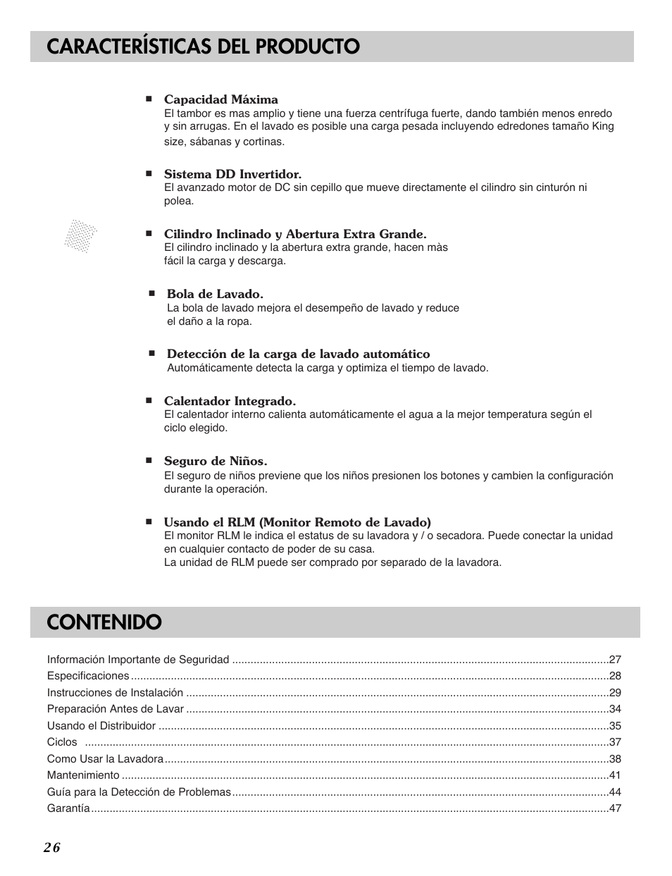 LG 3828ER3054V User Manual | Page 27 / 48