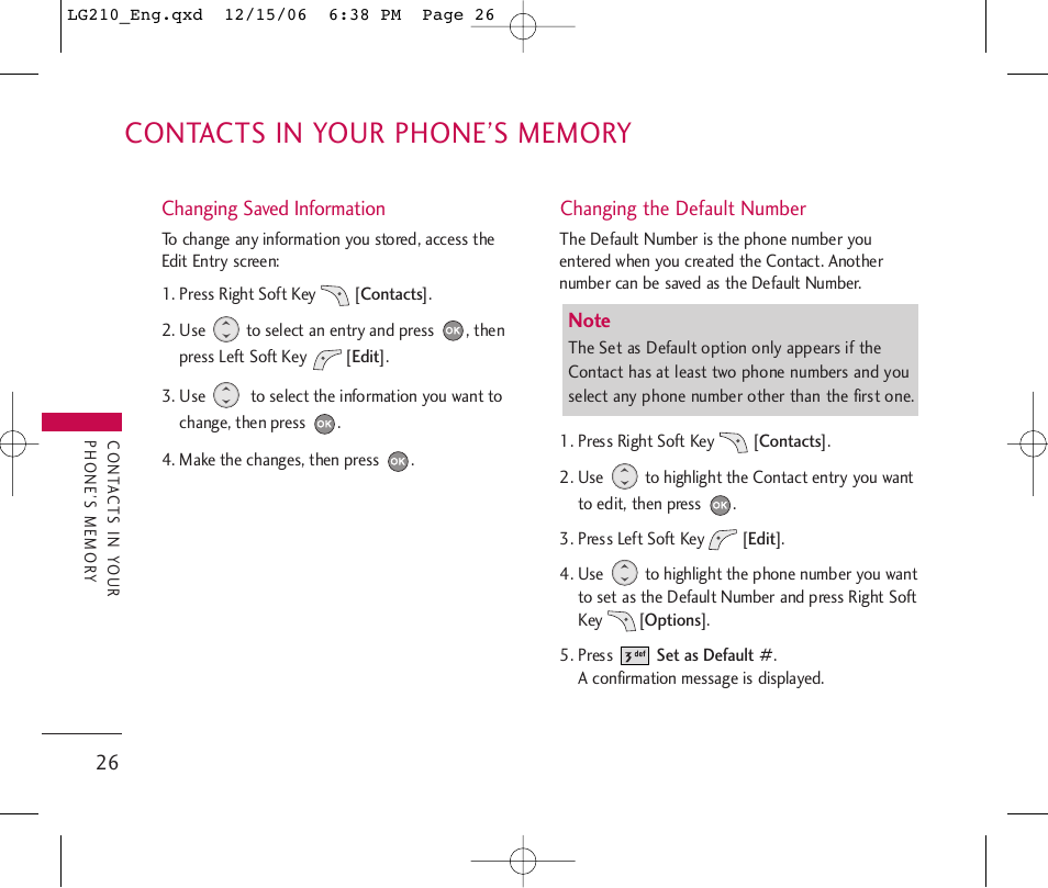 LG 210 User Manual | Page 28 / 98