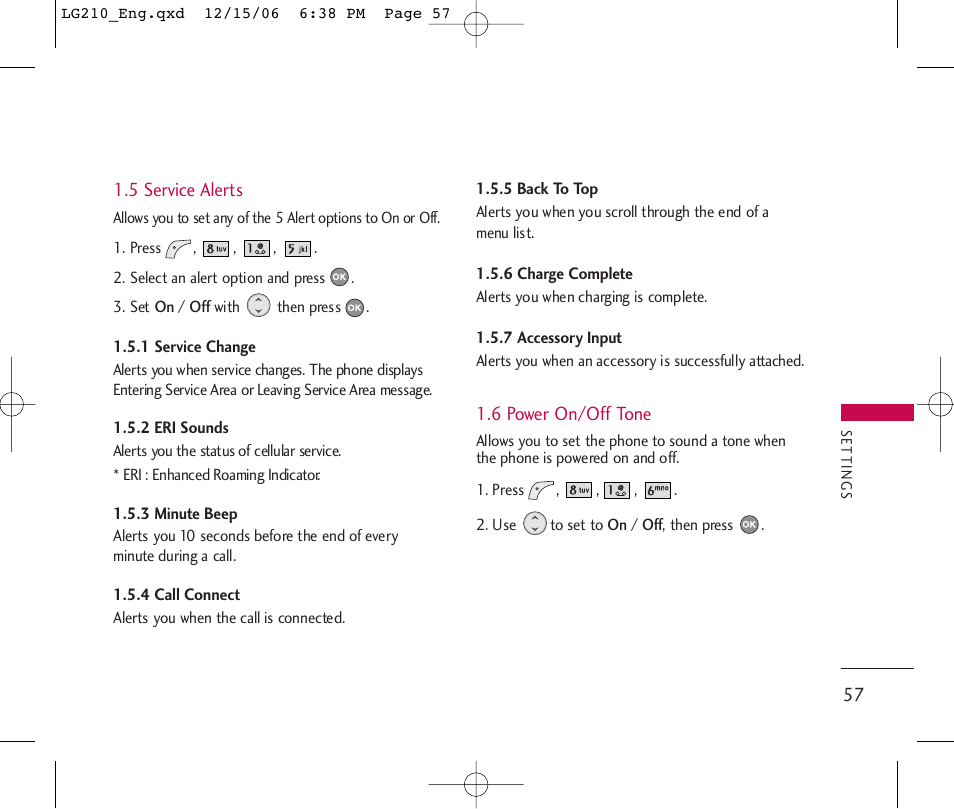 LG 210 User Manual | Page 59 / 98