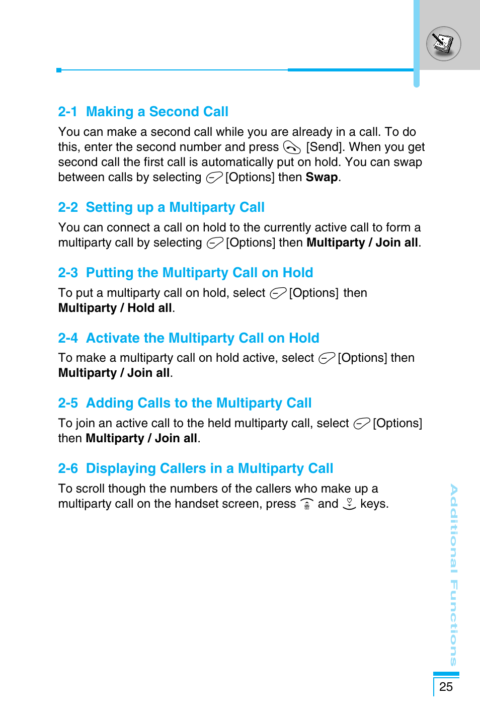 LG C1100 User Manual | Page 25 / 90