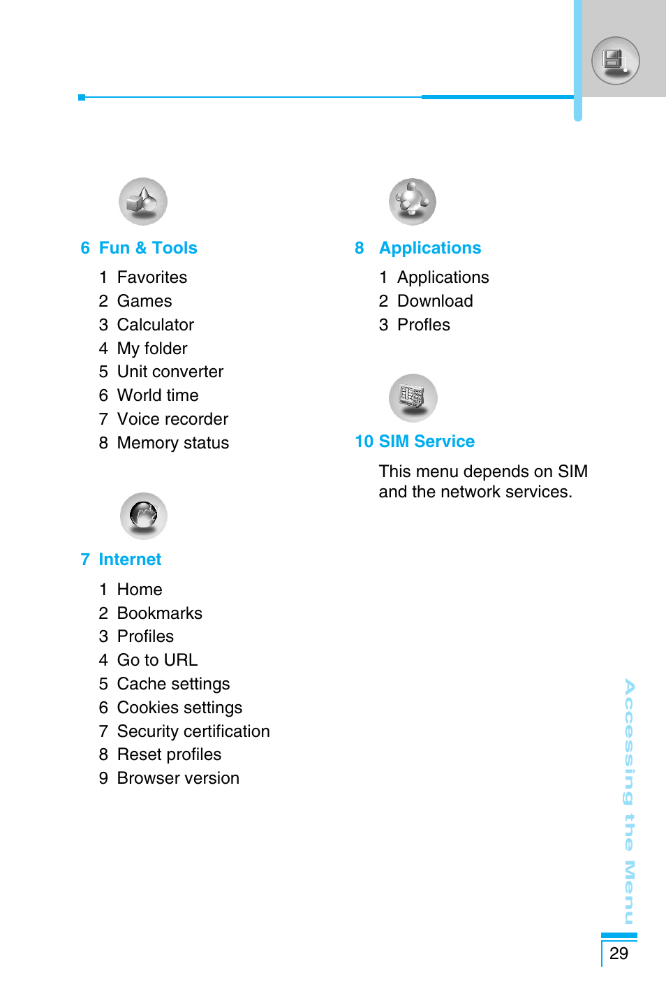 LG C1100 User Manual | Page 29 / 90