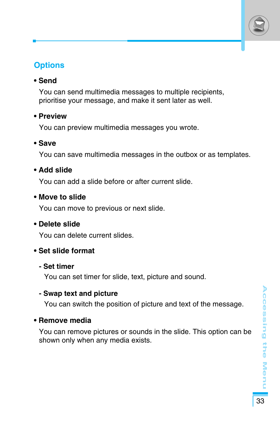 LG C1100 User Manual | Page 33 / 90