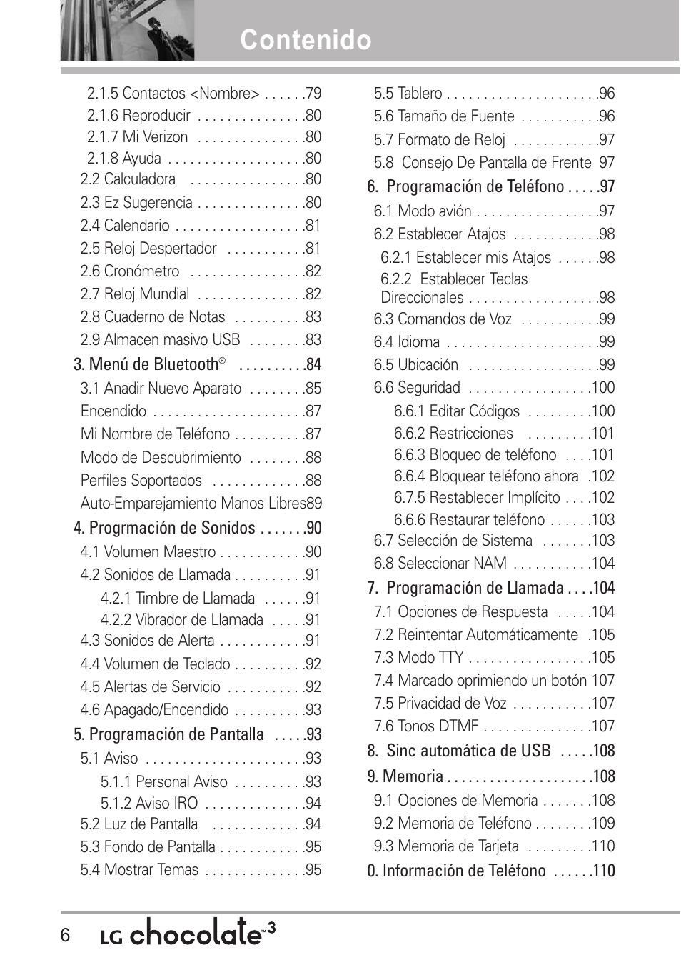 LG Chocolate 3 User Manual | Page 143 / 288