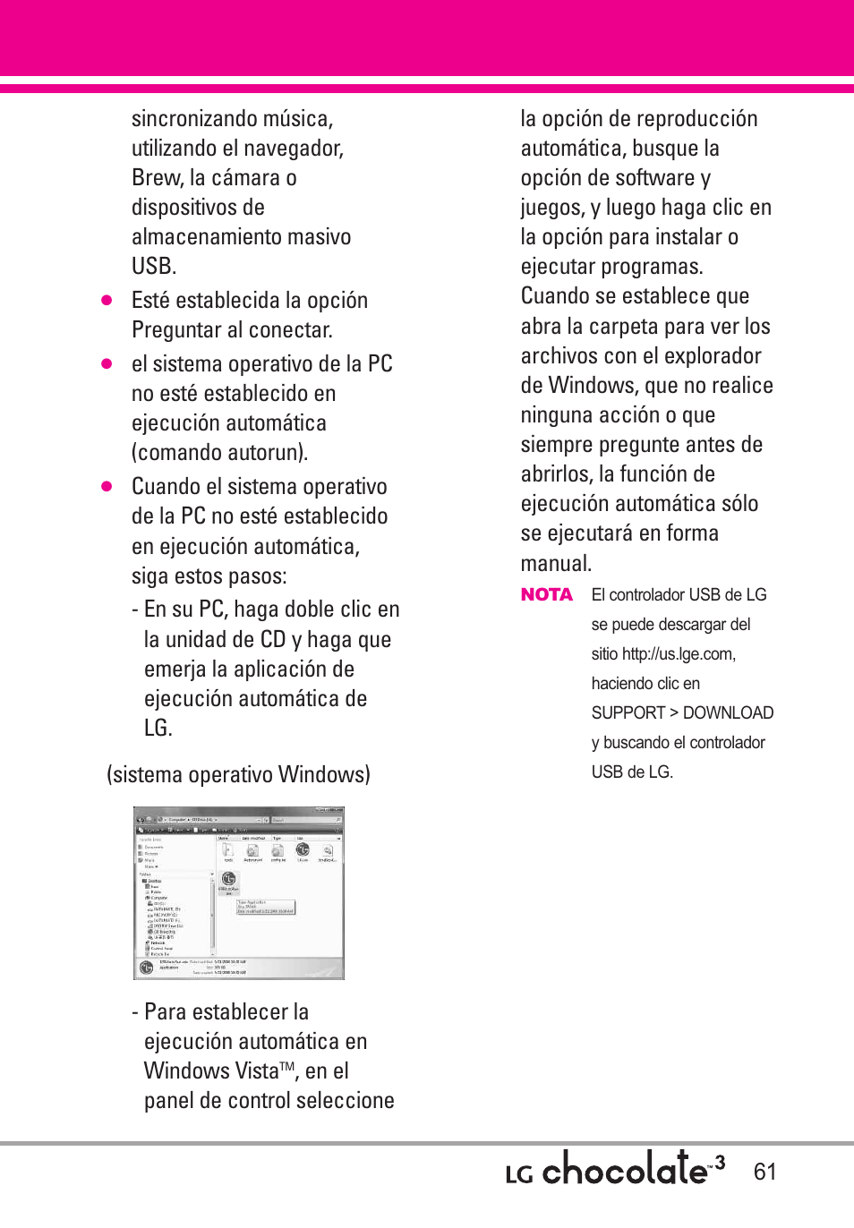 LG Chocolate 3 User Manual | Page 198 / 288