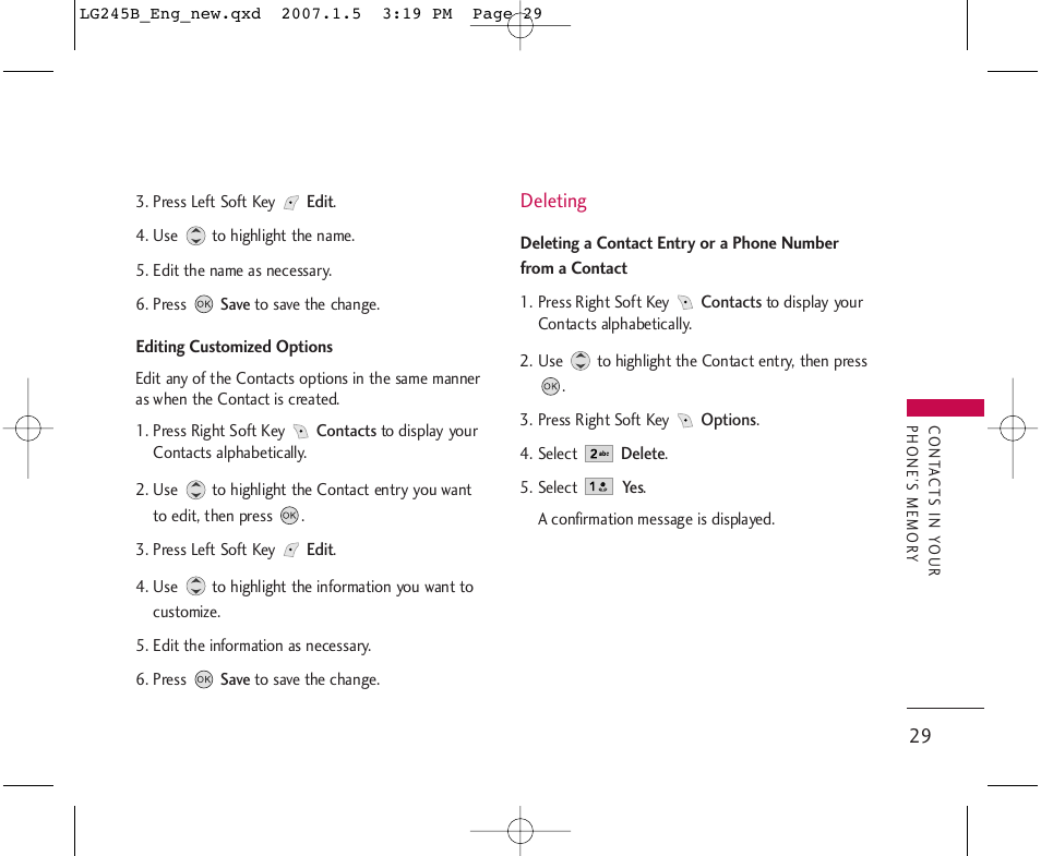 LG 245 User Manual | Page 30 / 102