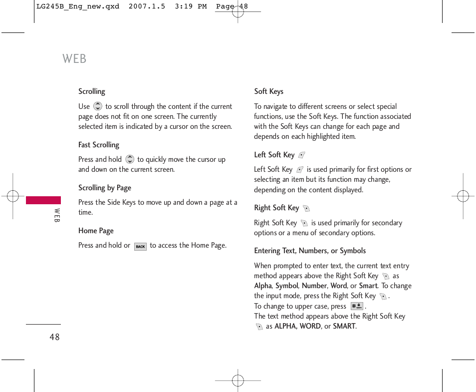 LG 245 User Manual | Page 49 / 102