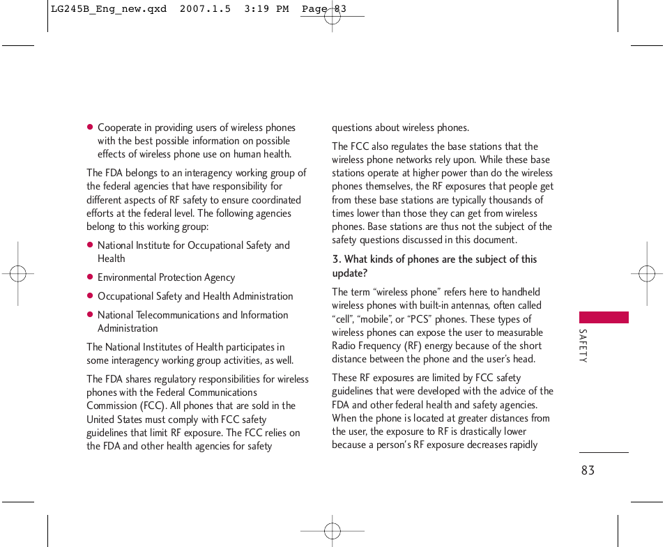 LG 245 User Manual | Page 84 / 102