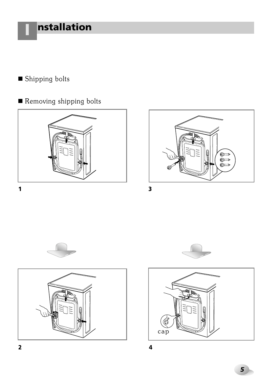 Nstallation | LG WD-3243RHD User Manual | Page 5 / 27