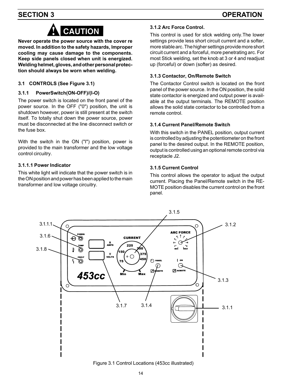 ESAB 453cc User Manual | Page 14 / 32