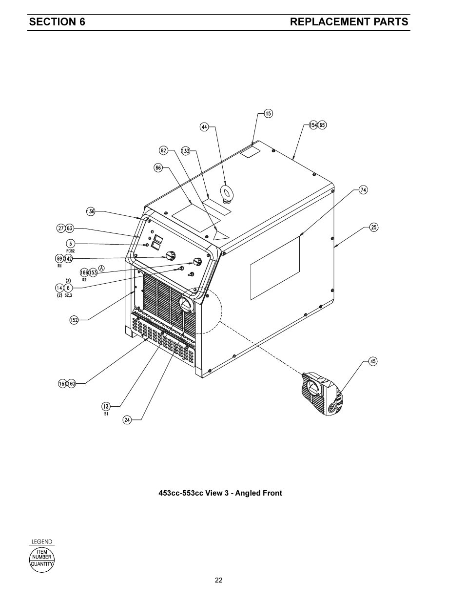 ESAB 453cc User Manual | Page 22 / 32