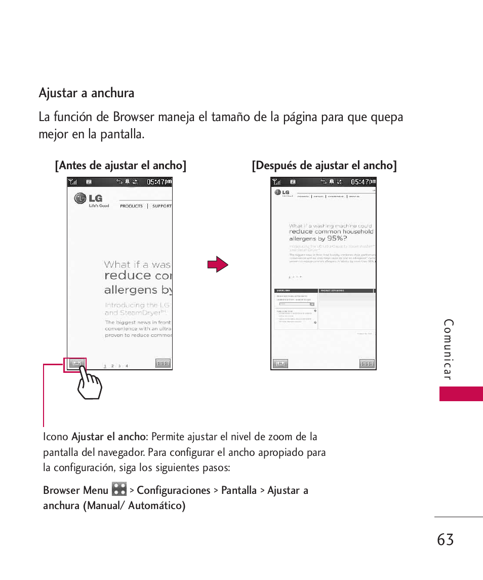 LG Bliss -UX700W User Manual | Page 206 / 297