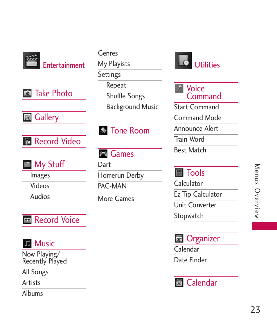 LG Bliss -UX700W User Manual | Page 25 / 297