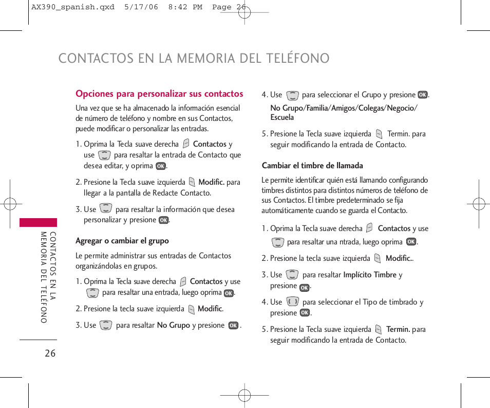 LG AX390 User Manual | Page 140 / 226