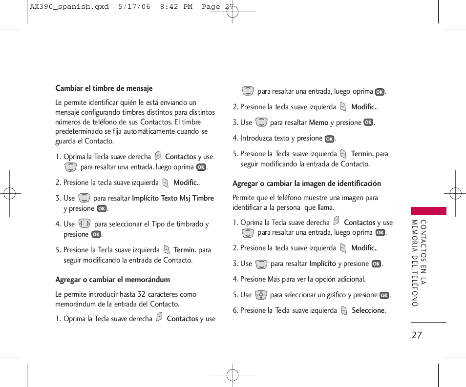 LG AX390 User Manual | Page 141 / 226
