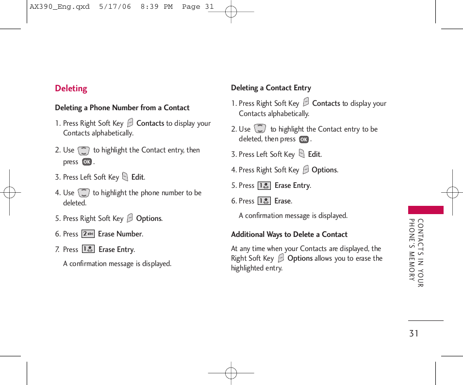 LG AX390 User Manual | Page 33 / 226