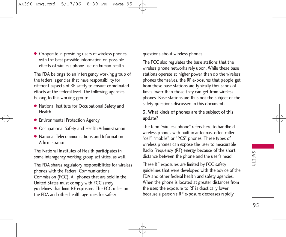 LG AX390 User Manual | Page 97 / 226