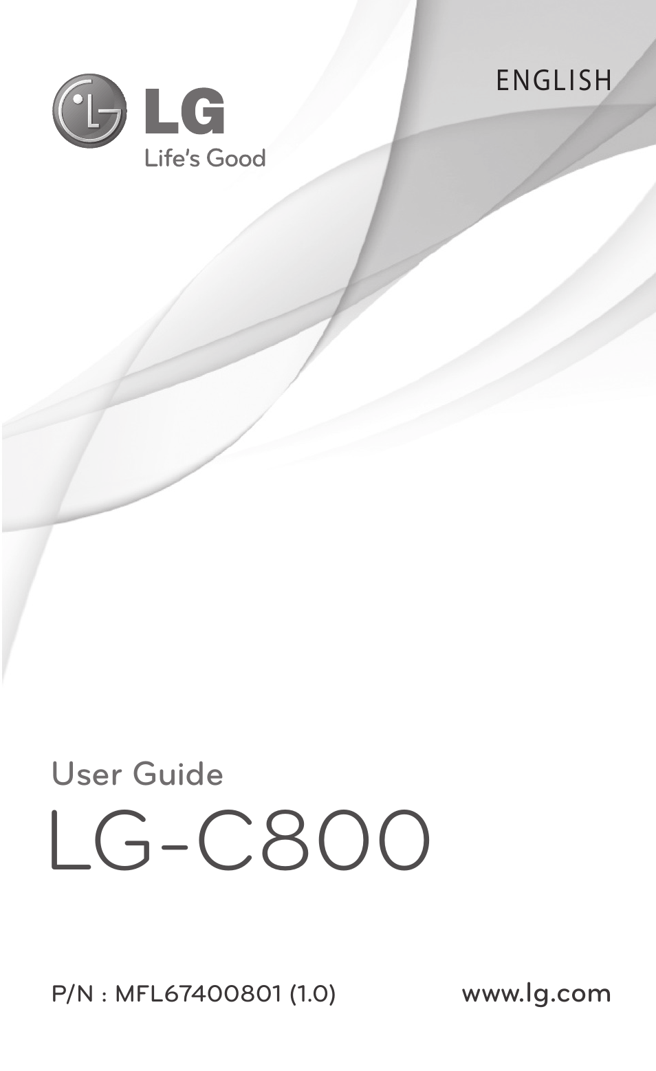 LG C800 User Manual | 162 pages