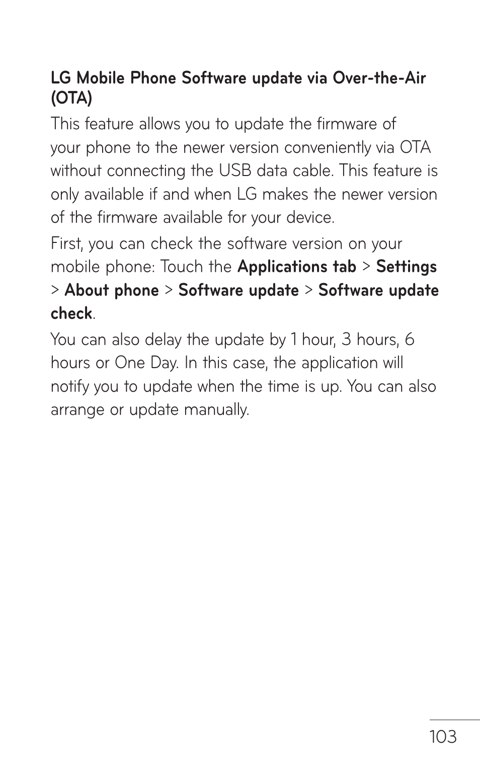 LG C800 User Manual | Page 103 / 162