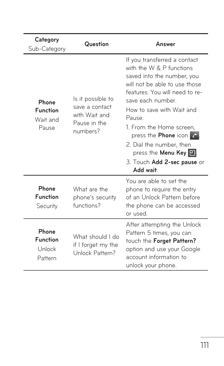 LG C800 User Manual | Page 111 / 162