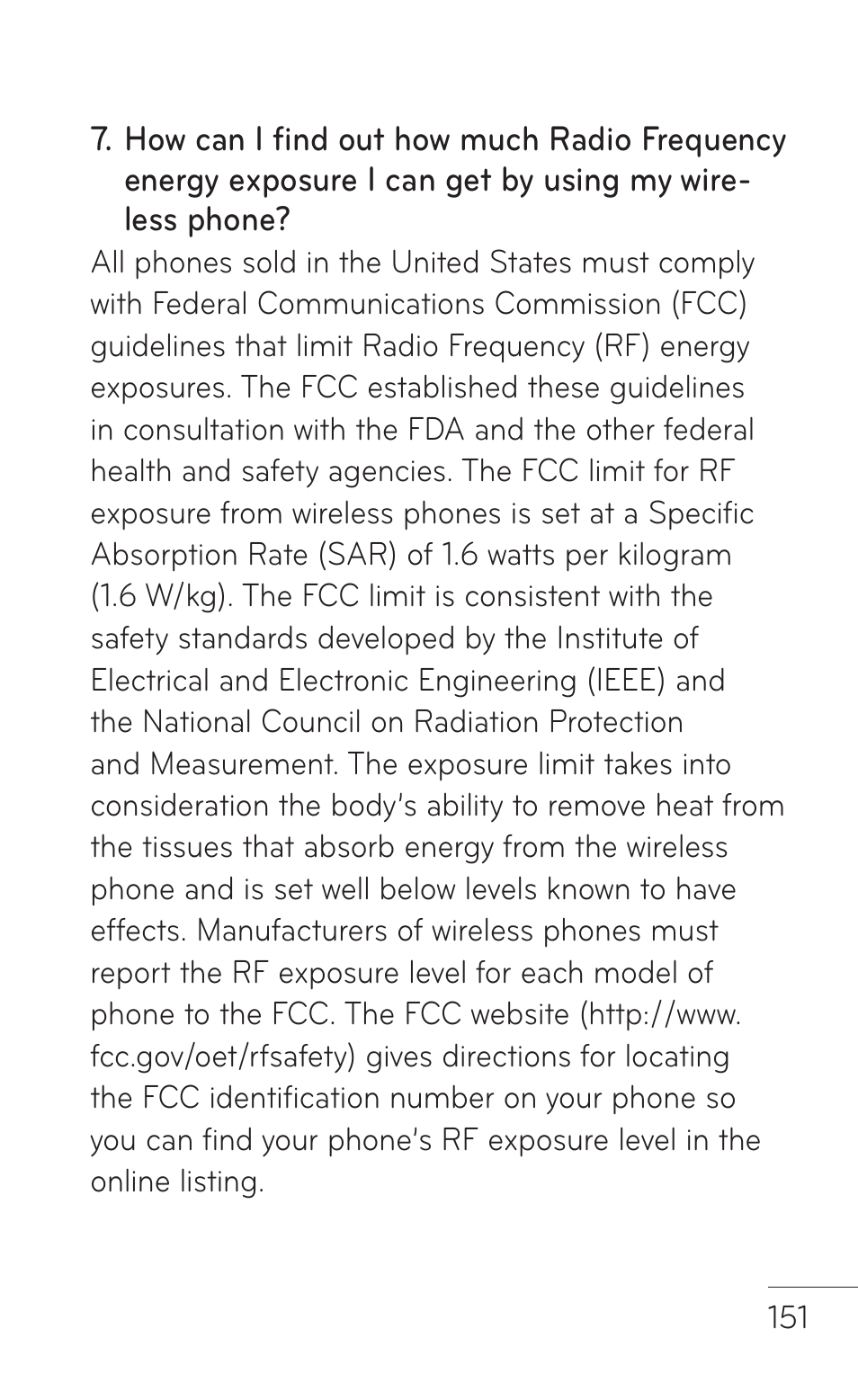 LG C800 User Manual | Page 151 / 162