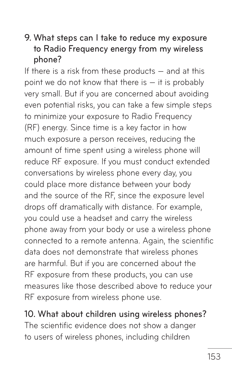 LG C800 User Manual | Page 153 / 162