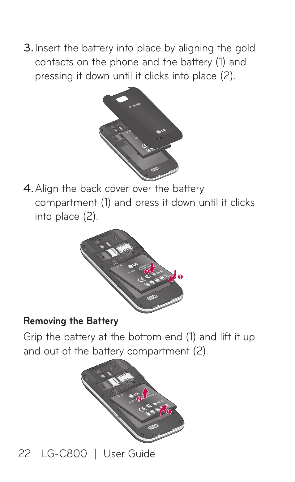 LG C800 User Manual | Page 22 / 162