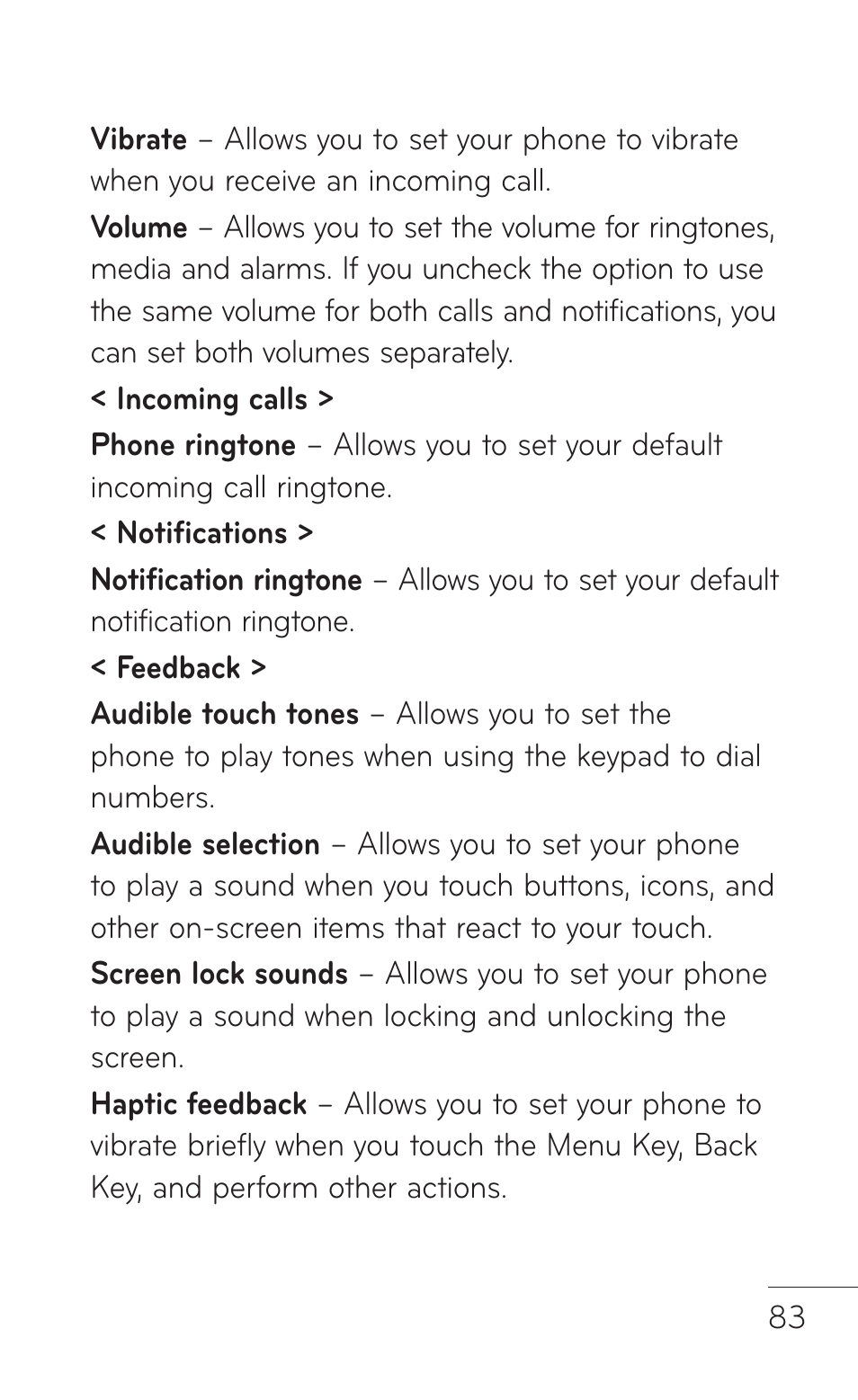 LG C800 User Manual | Page 83 / 162