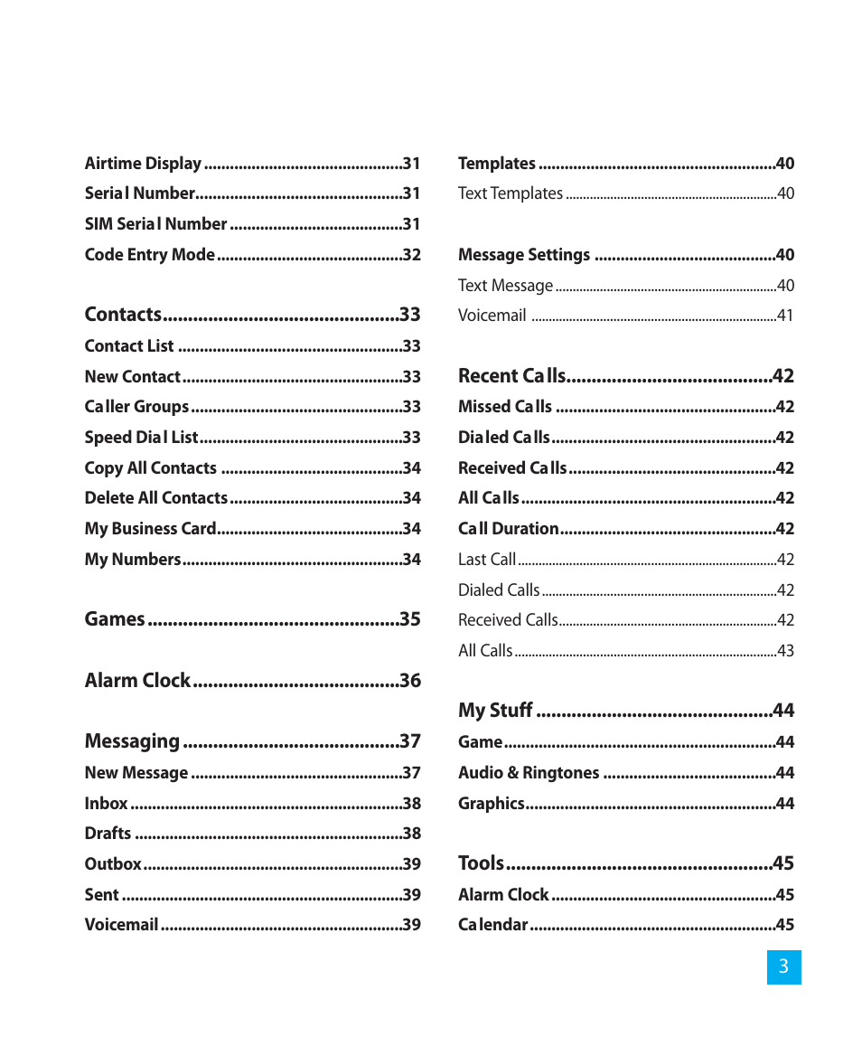 LG LG300G User Manual | Page 3 / 26