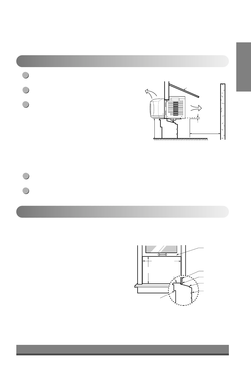 English, How to install the unit, Window requirements | LG LP6000ER User Manual | Page 11 / 18