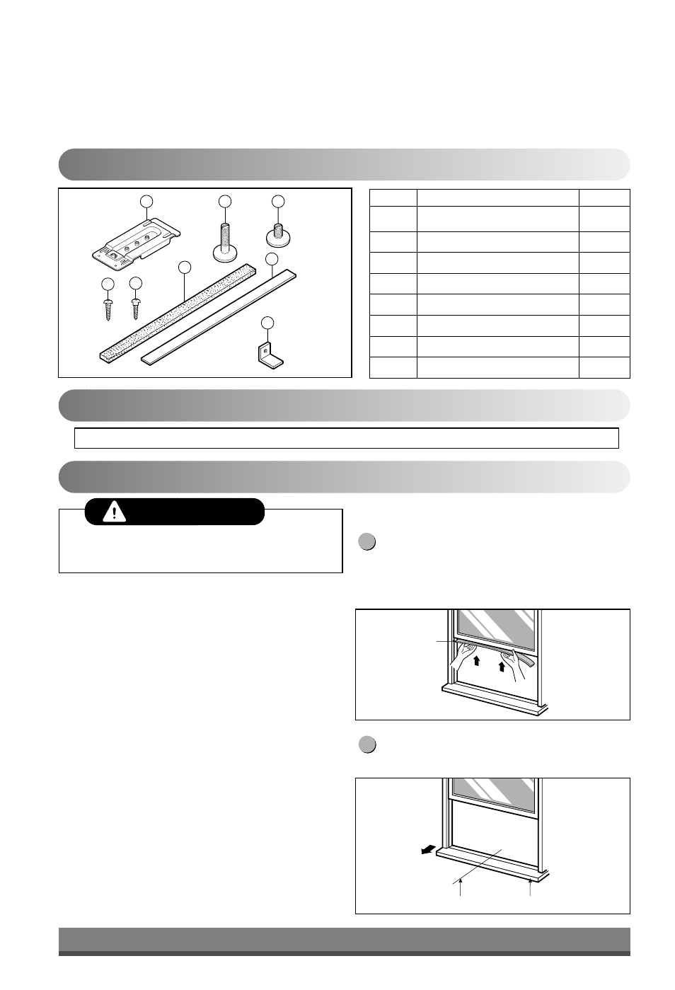 Caution, How to install | LG LP6000ER User Manual | Page 12 / 18