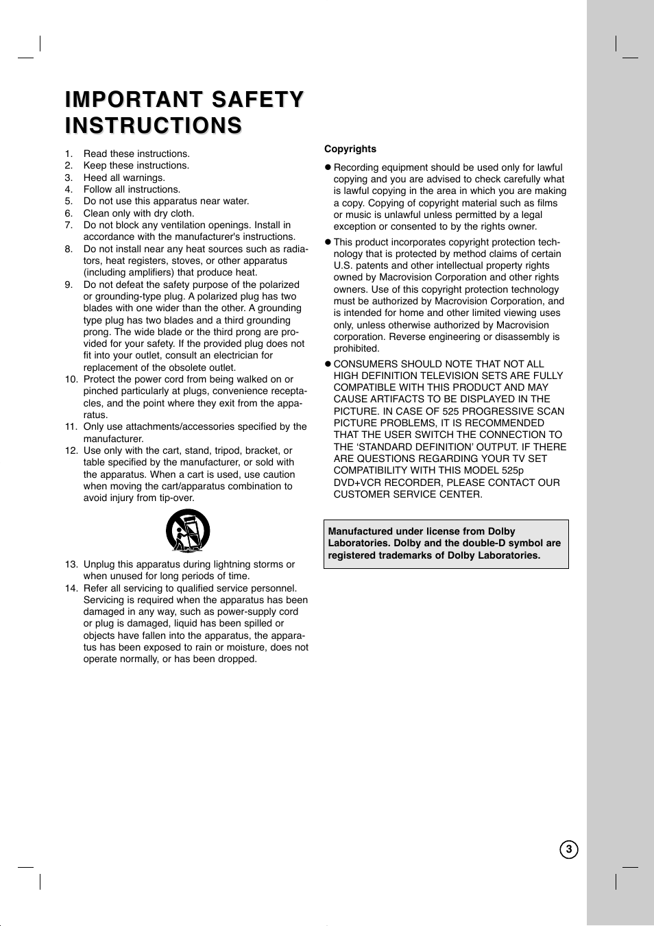 Import | LG RC897T User Manual | Page 3 / 75