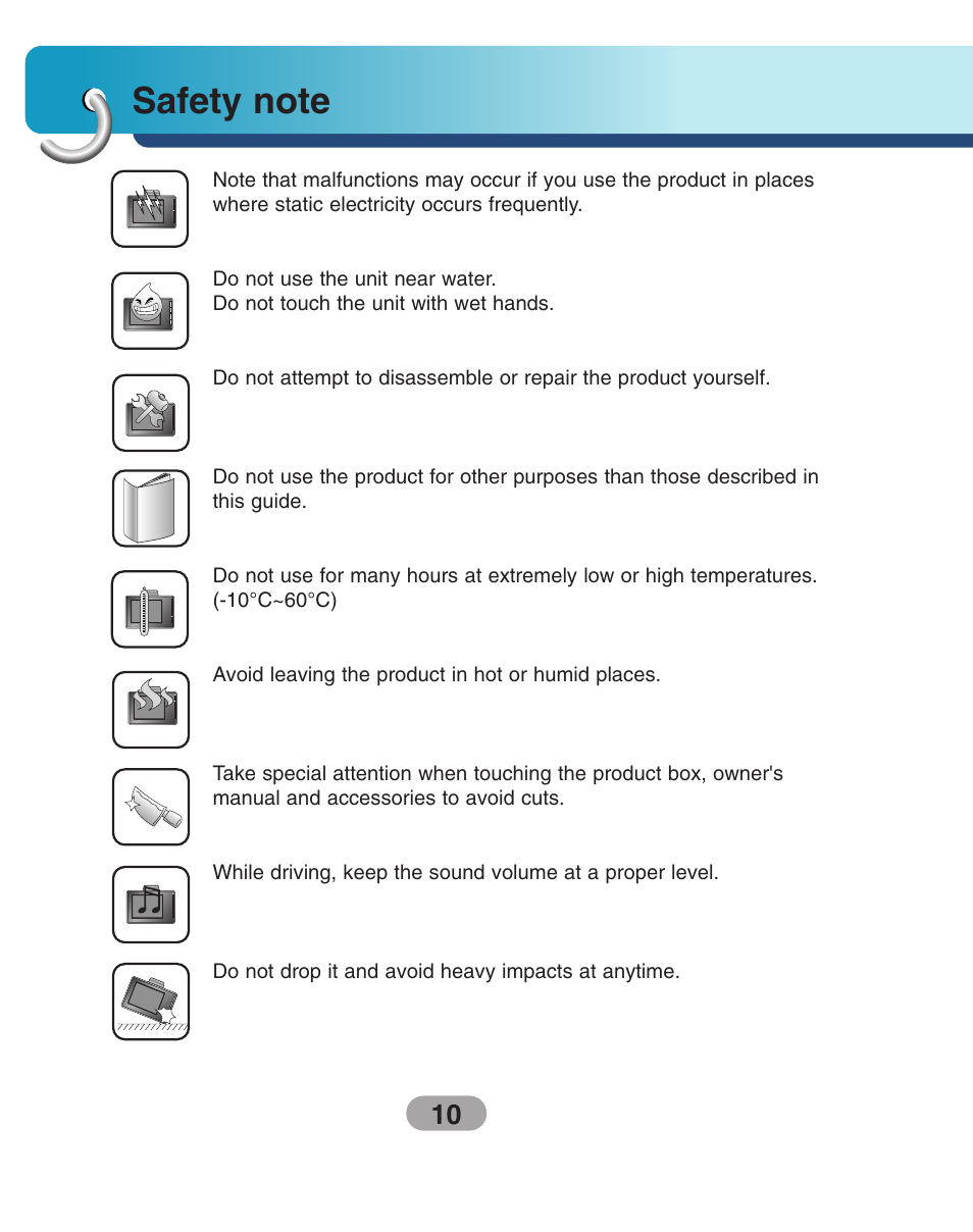 LG LN740 User Manual | Page 10 / 82