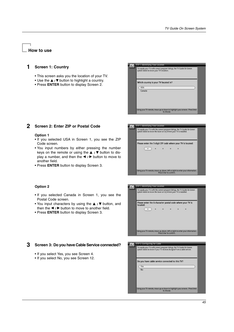 LG 26LX2D User Manual | Page 45 / 116