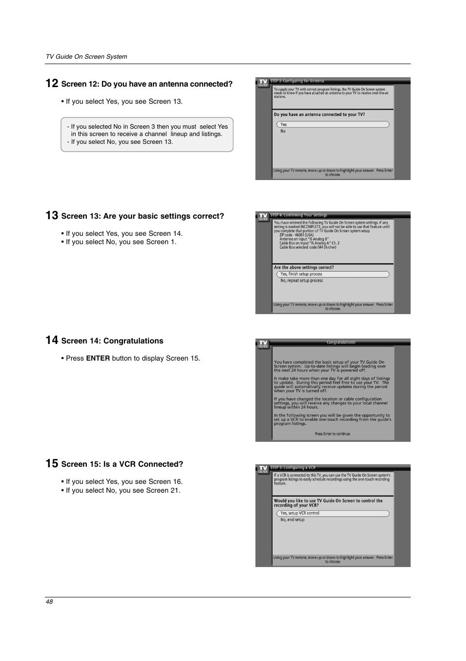 LG 26LX2D User Manual | Page 48 / 116
