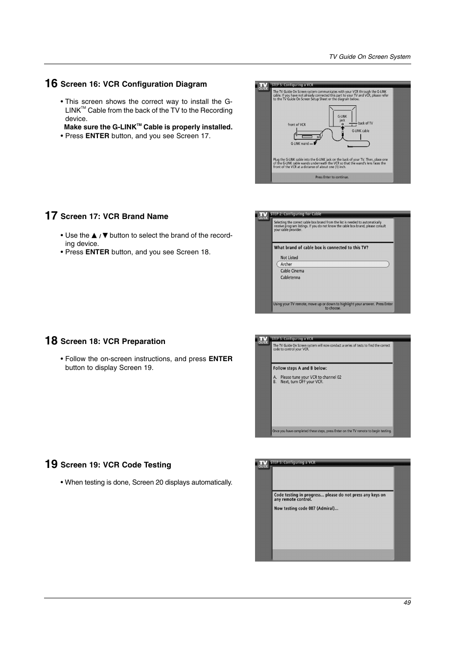 LG 26LX2D User Manual | Page 49 / 116