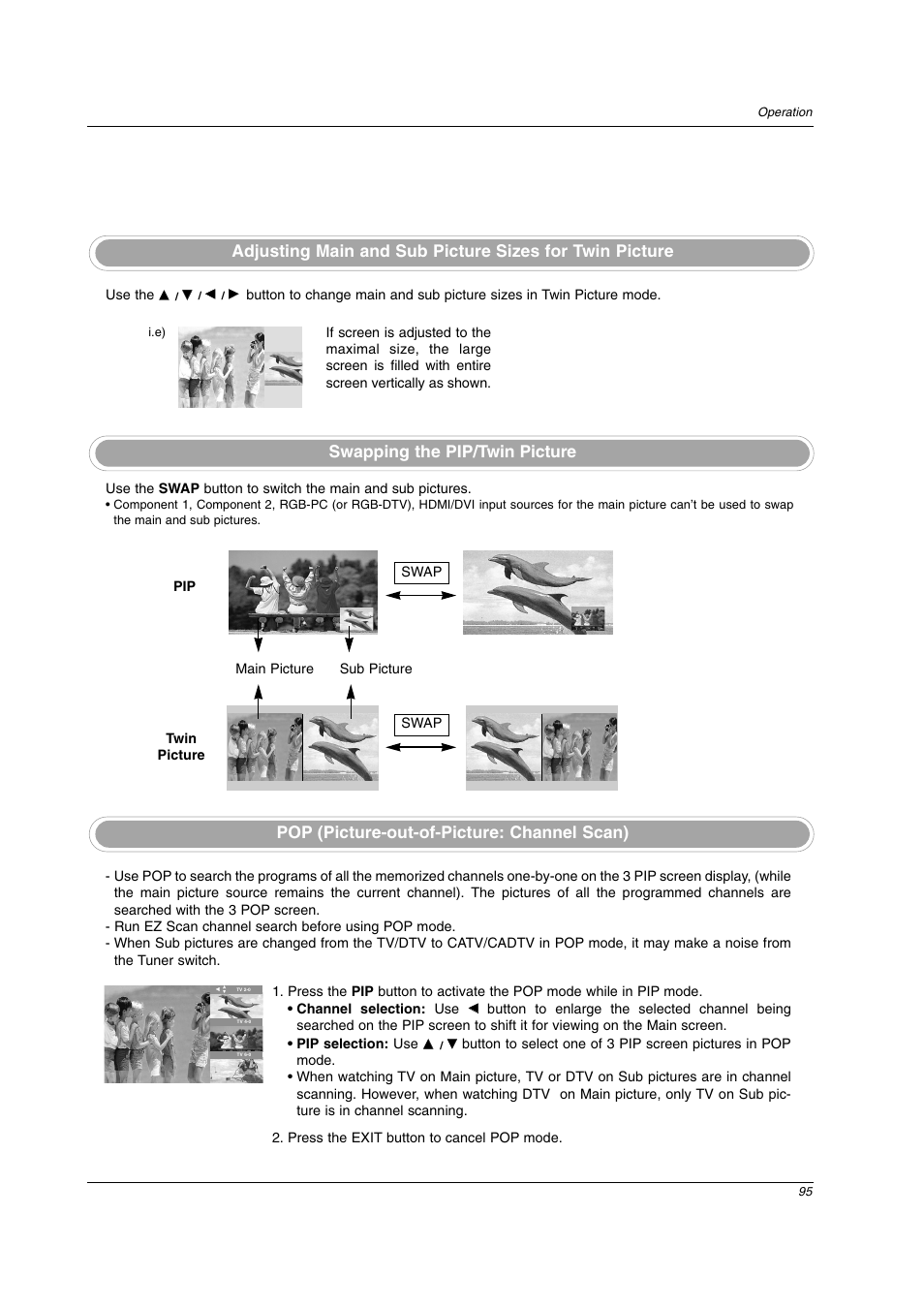 LG 26LX2D User Manual | Page 95 / 116