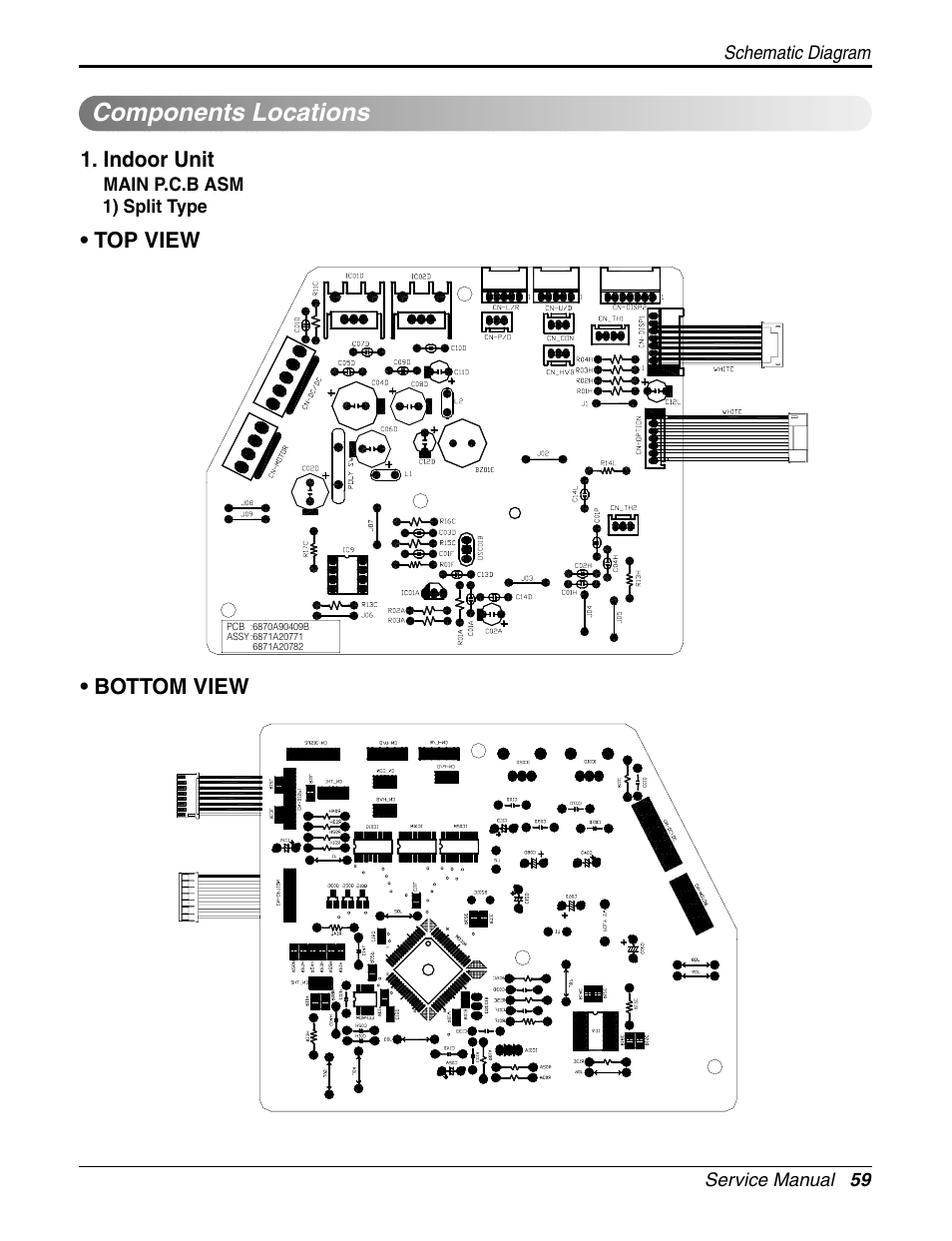 Components locations | LG A2UH243FA0(LMU240HE) User Manual | Page 59 / 86