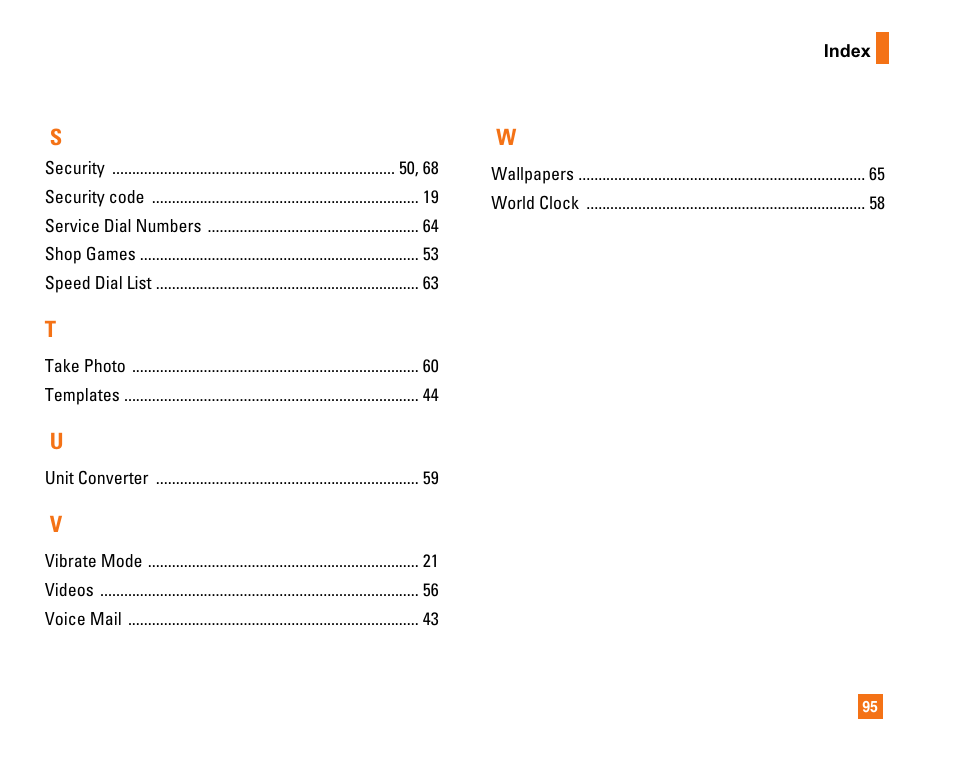 LG CU320 User Manual | Page 99 / 99