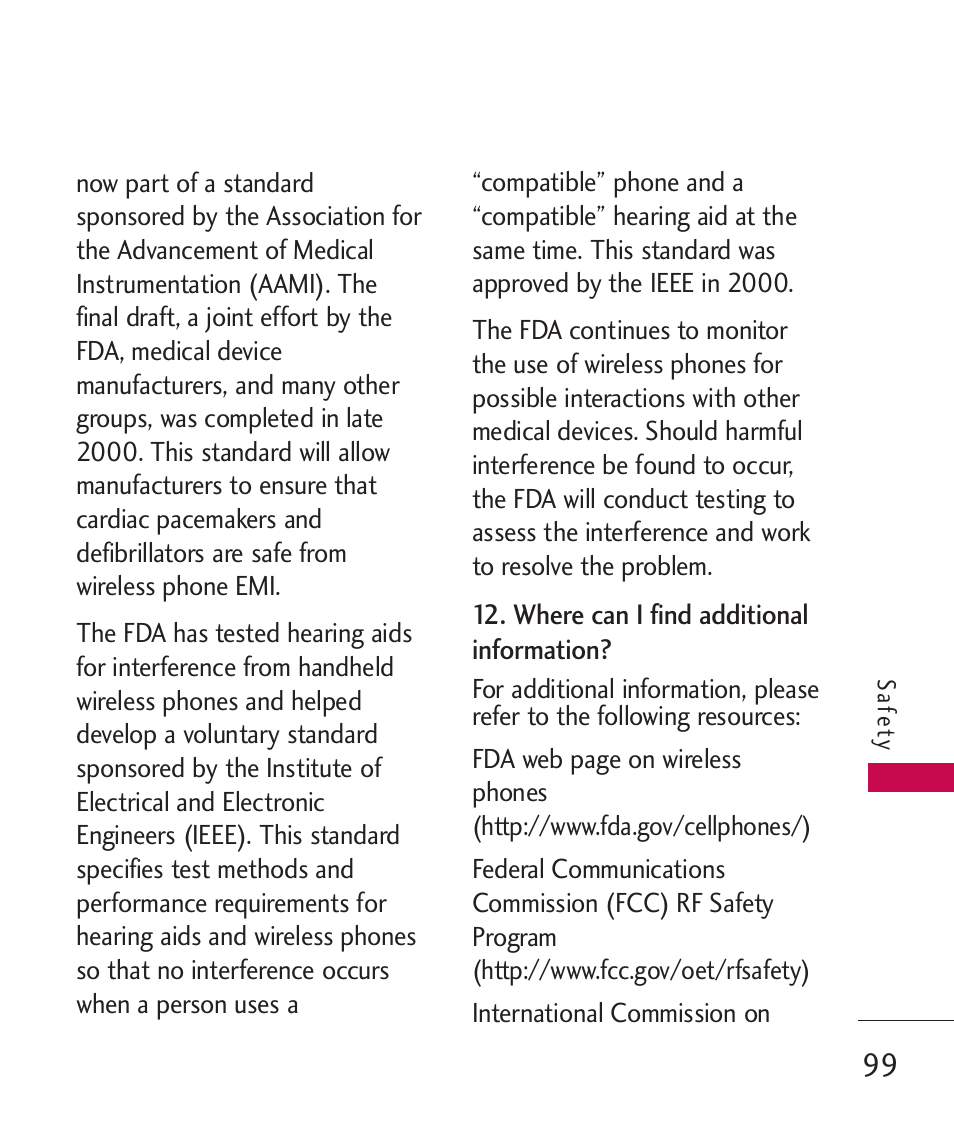 LG AX310 User Manual | Page 101 / 119