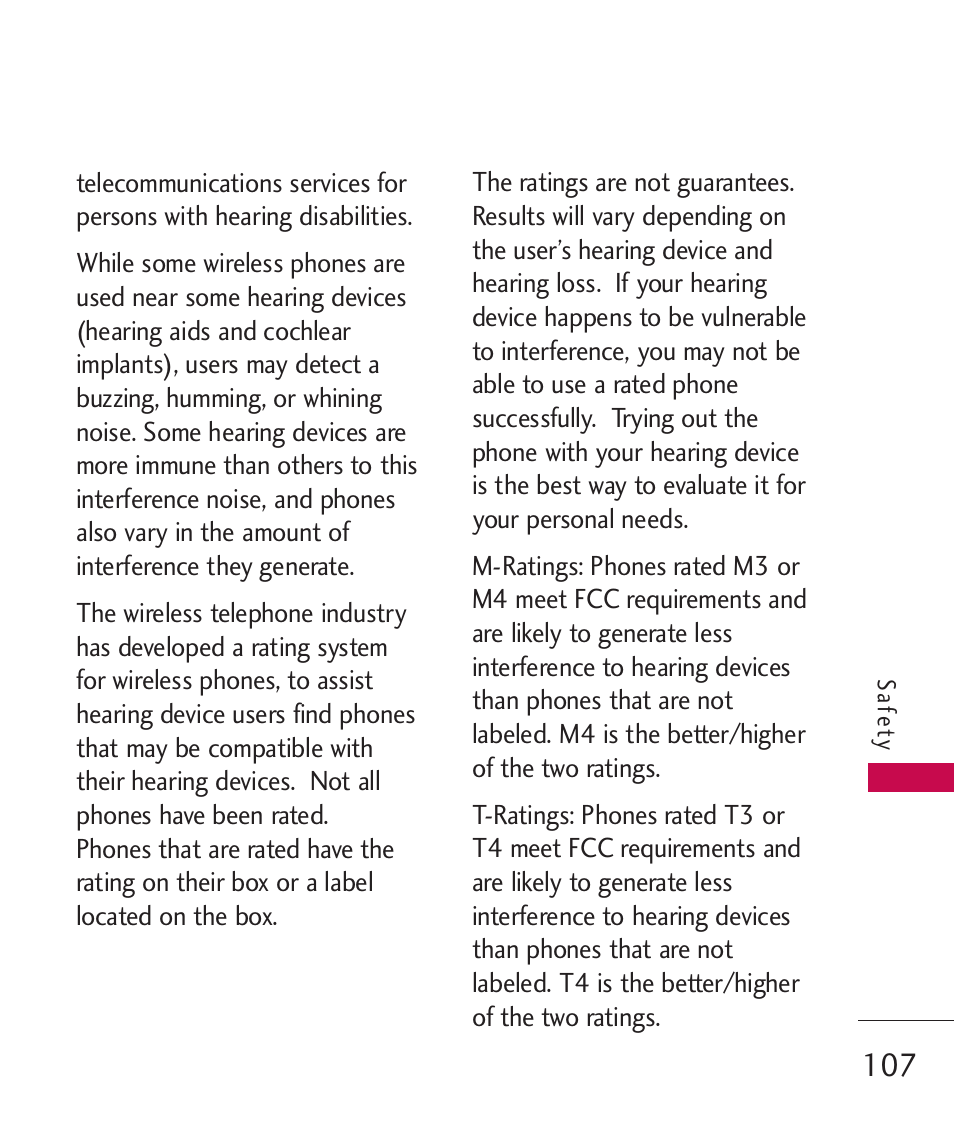 LG AX310 User Manual | Page 109 / 119