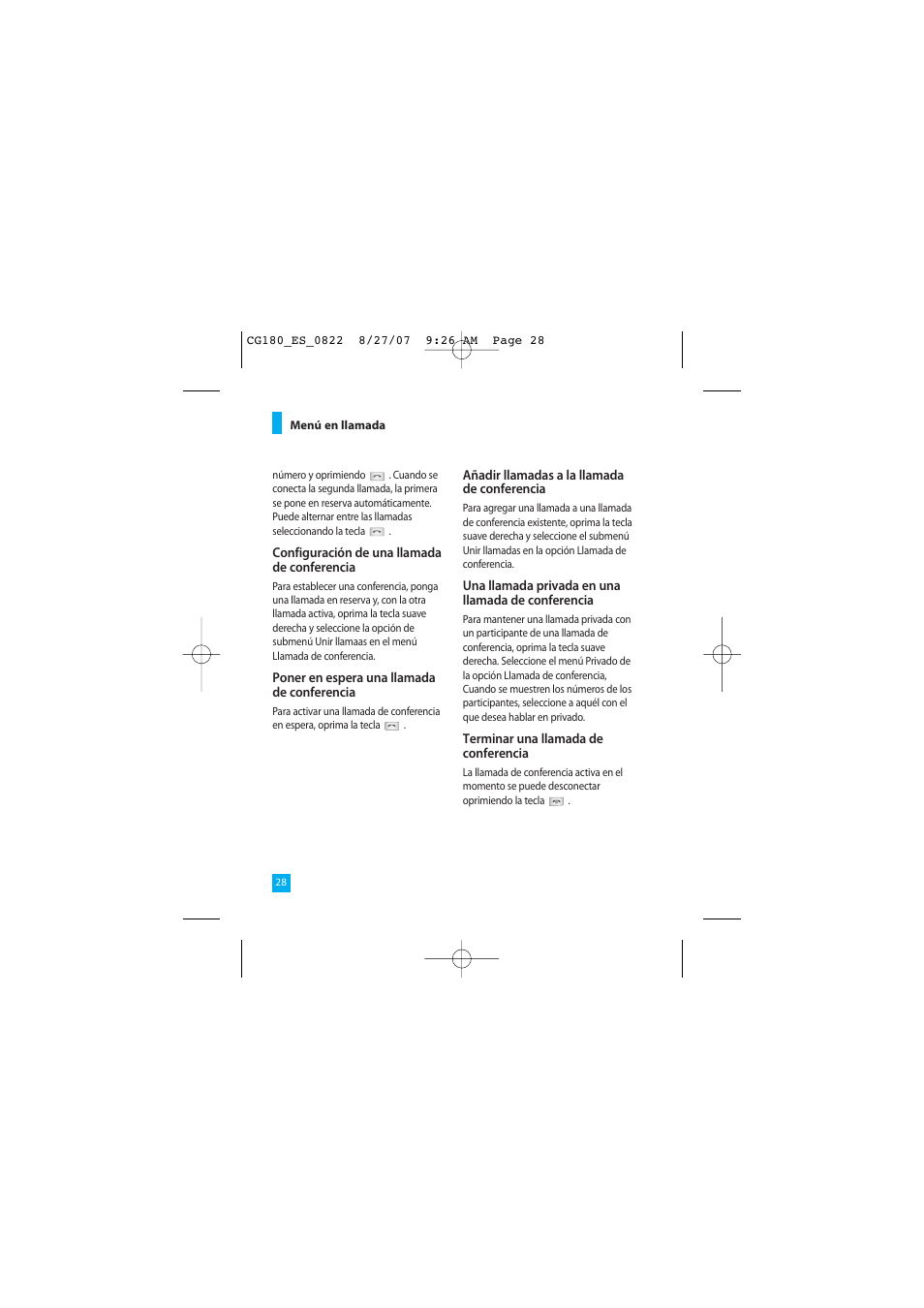 LG CG180 User Manual | Page 118 / 182