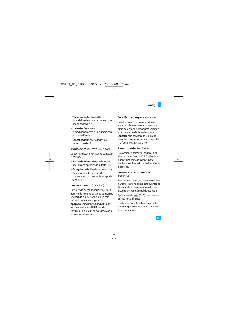 LG CG180 User Manual | Page 145 / 182