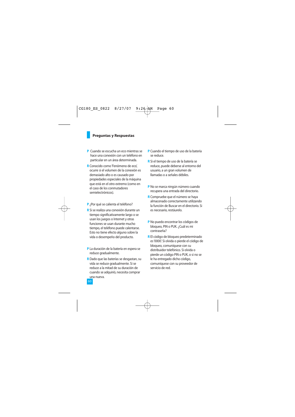 LG CG180 User Manual | Page 150 / 182