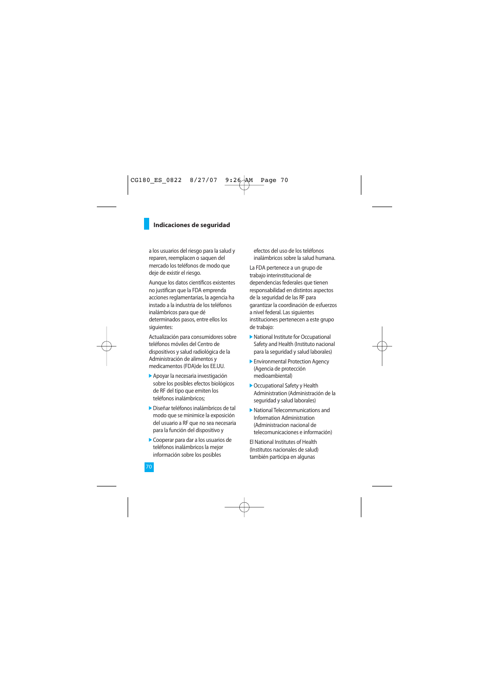 LG CG180 User Manual | Page 160 / 182
