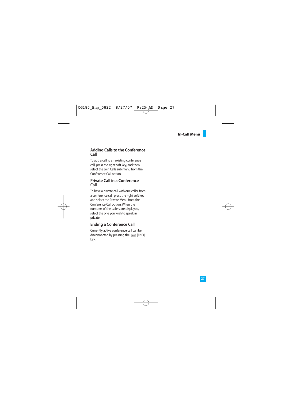 LG CG180 User Manual | Page 31 / 182