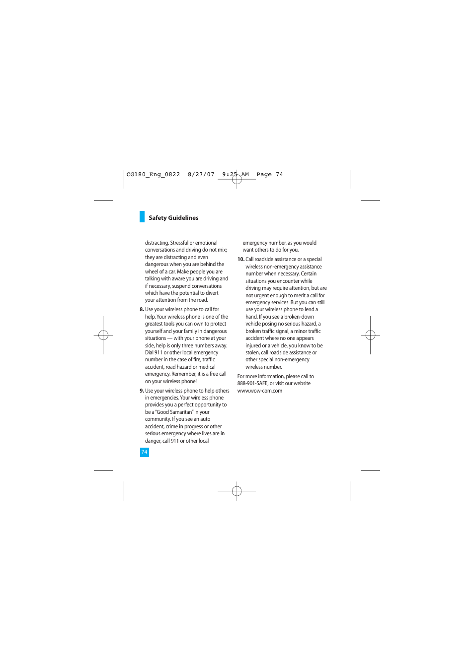 LG CG180 User Manual | Page 78 / 182