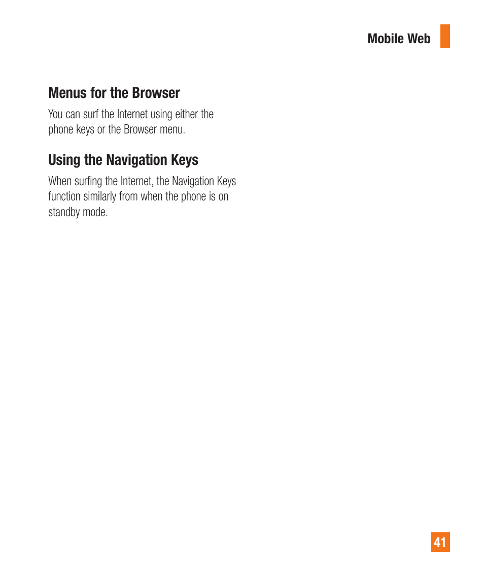 LG A340 User Manual | Page 41 / 113