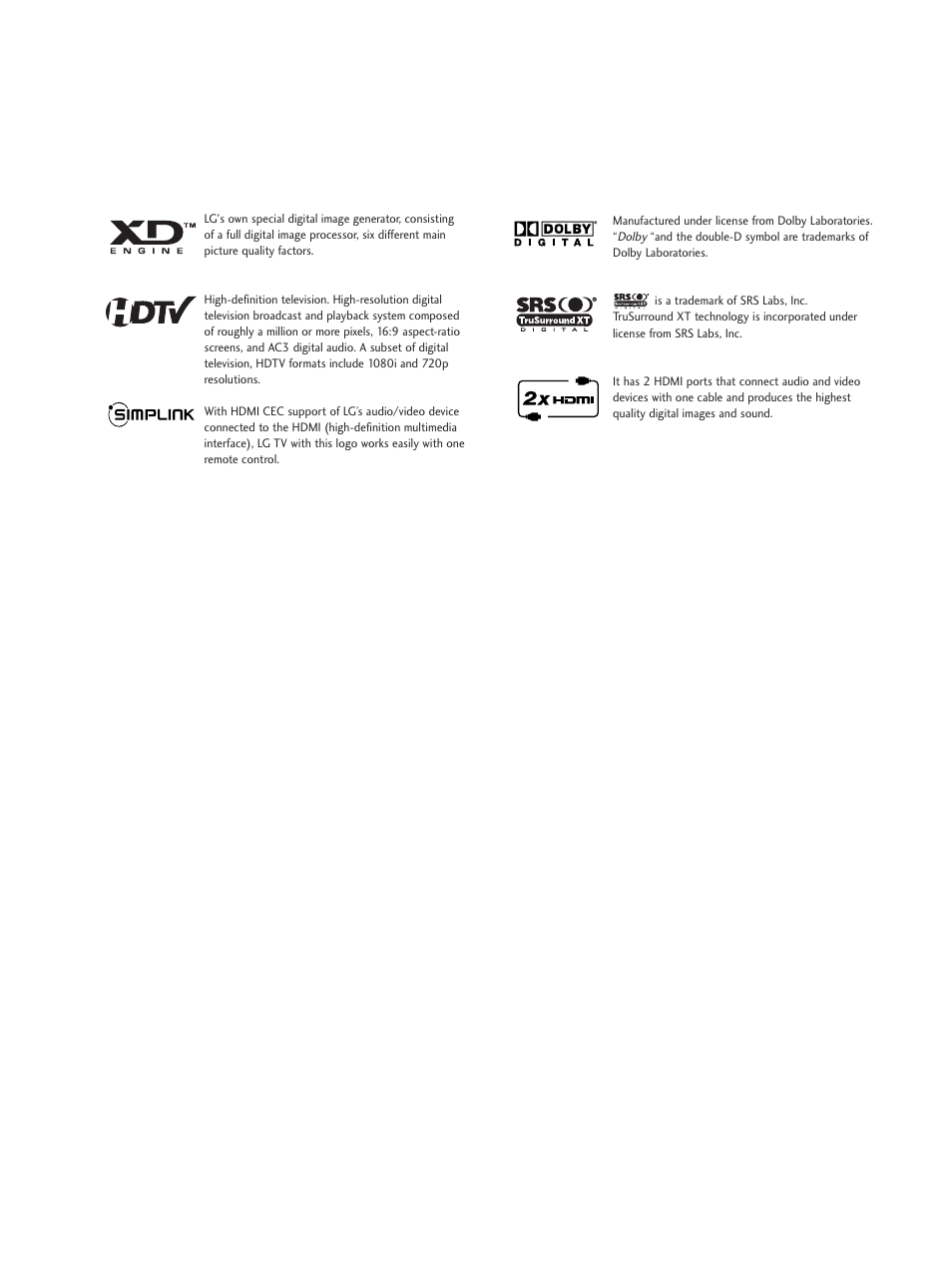 LG 32LC7D User Manual | Page 2 / 94