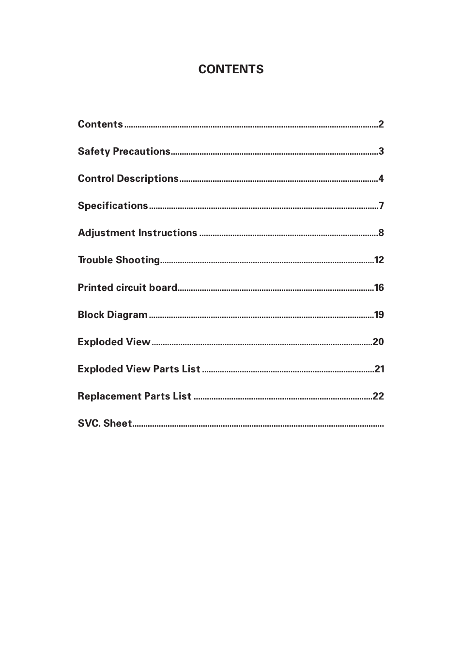 LG RT-21FA35R/RX/V/VX User Manual | Page 2 / 29